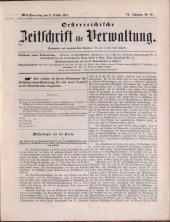 Österreichische Zeitschrift für Verwaltung