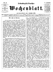 Siebenbürgisch-Deutsches Wochenblatt