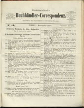 Oesterreichische Buchhändler-Correspondenz