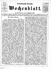 Siebenbürgisch-Deutsches Wochenblatt