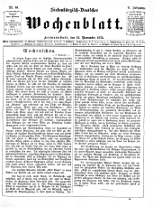 Siebenbürgisch-Deutsches Wochenblatt