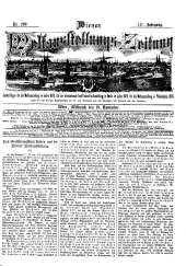 Wr. Weltaustellungs-Zeitung / Int. Austellungs-Zeitung