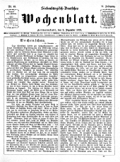 Siebenbürgisch-Deutsches Wochenblatt