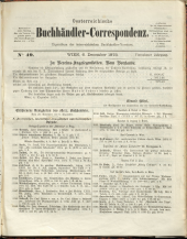 Oesterreichische Buchhändler-Correspondenz