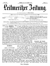 Leitmeritzer Zeitung