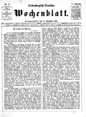 Siebenbürgisch-Deutsches Wochenblatt