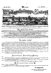 Wr. Weltaustellungs-Zeitung / Int. Austellungs-Zeitung