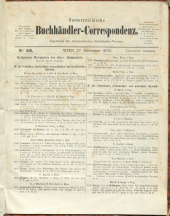 Oesterreichische Buchhändler-Correspondenz