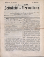 Österreichische Zeitschrift für Verwaltung