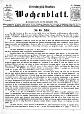 Siebenbürgisch-Deutsches Wochenblatt