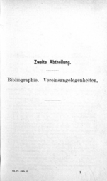 Übersicht: 2. Abteilung