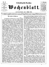 Siebenbürgisch-Deutsches Wochenblatt