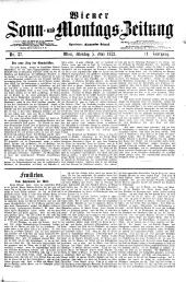 Wiener Sonn- und Montags-Zeitung 18730505 Seite: 1