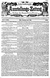 Internationale Ausstellungs-Zeitung 18730510 Seite: 1