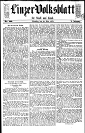 Linzer Volksblatt 18730510 Seite: 1