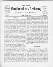 Buchdrucker-Zeitung 18730513 Seite: 1