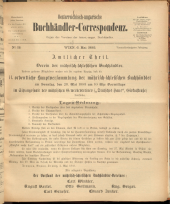 Oesterreichische Buchhändler-Correspondenz