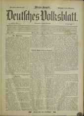 Deutsches Volksblatt 18930503 Seite: 1