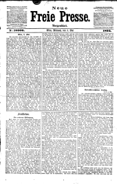 Neue Freie Presse 18930503 Seite: 1