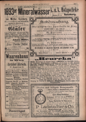 Salzburger Volksblatt: unabh. Tageszeitung f. Stadt u. Land Salzburg 18930503 Seite: 7