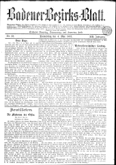 Badener Bezirks-Blatt 18930504 Seite: 1