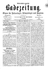 Österreichische Badezeitung 18930507 Seite: 1