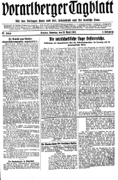 Bregenzer/Vorarlberger Tagblatt 19230428 Seite: 1