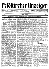 Feldkircher Anzeiger 19230428 Seite: 1