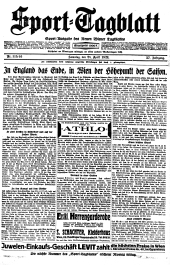 (Wiener) Sporttagblatt 19230428 Seite: 1