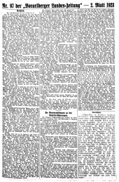 Vorarlberger Landes-Zeitung 19230428 Seite: 5