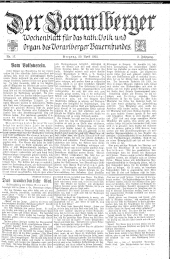 Der Vorarlberger 19230429 Seite: 1