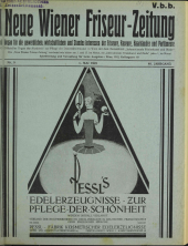 Neue Wiener Friseur-Zeitung 19230501 Seite: 1