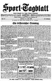 (Wiener) Sporttagblatt 19230501 Seite: 1