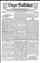 Linzer Volksblatt 19230426 Seite: 1