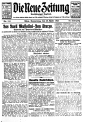 Die neue Zeitung 19230426 Seite: 1