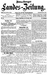 Vorarlberger Landes-Zeitung 19230426 Seite: 1