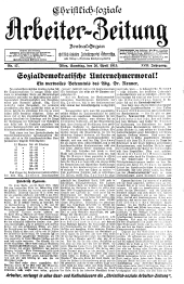 Christlich-soziale Arbeiter-Zeitung 19130426 Seite: 1