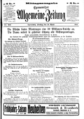 Czernowitzer Allgemeine Zeitung 19130418 Seite: 9