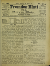 Fremden-Blatt 19130418 Seite: 1