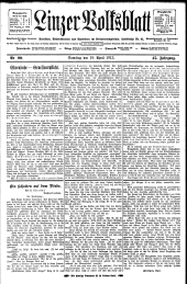 Linzer Volksblatt 19130419 Seite: 1