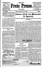 Neue Freie Presse 19310414 Seite: 1