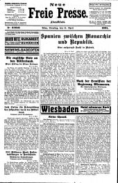 Neue Freie Presse 19310414 Seite: 19