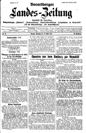 Vorarlberger Landes-Zeitung 19310414 Seite: 1