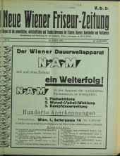 Neue Wiener Friseur-Zeitung 19310415 Seite: 1