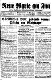 Neue Warte am Inn 19310417 Seite: 1