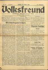 Volksfreund 19310418 Seite: 1