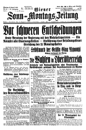 Wiener Sonn- und Montags-Zeitung 19310420 Seite: 1
