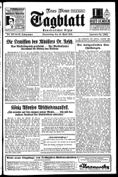 Neues Wiener Tagblatt (Wochen-Ausgabei) 19310416 Seite: 1