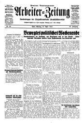 Arbeiter Zeitung 19330410 Seite: 1