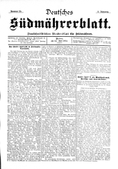 Deutsches Südmährerblatt